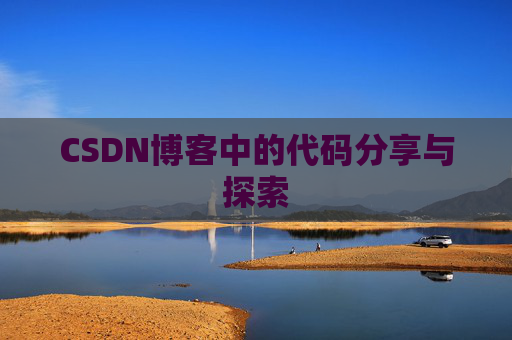 CSDN博客中的代码分享与探索